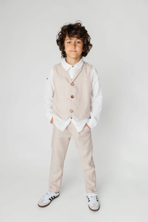 spodnie bezowe z lnem.JPG