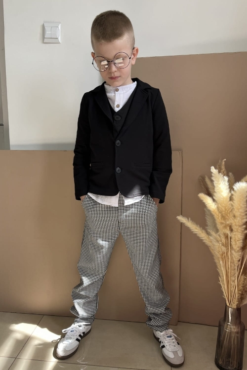 george czarny garnitur z pepitką.JPG