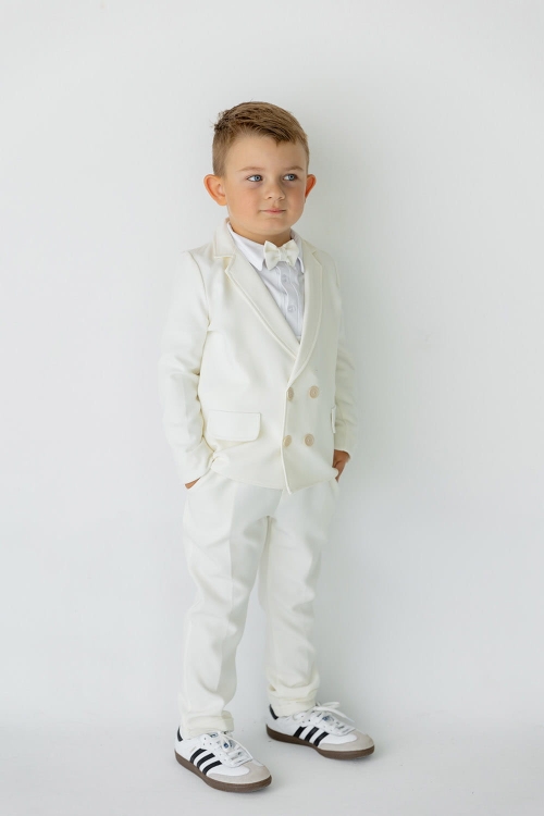 ECRU garnitur ze spodniami dla chłopca.jpg
