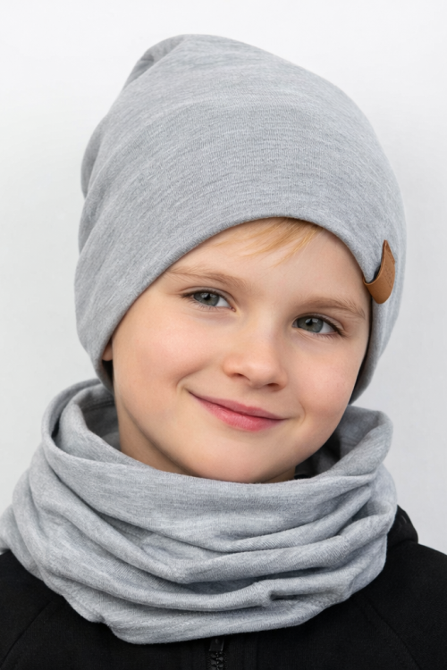CZAPKA SZARA ALKEX