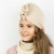 beżowy turban dla dziewczynki