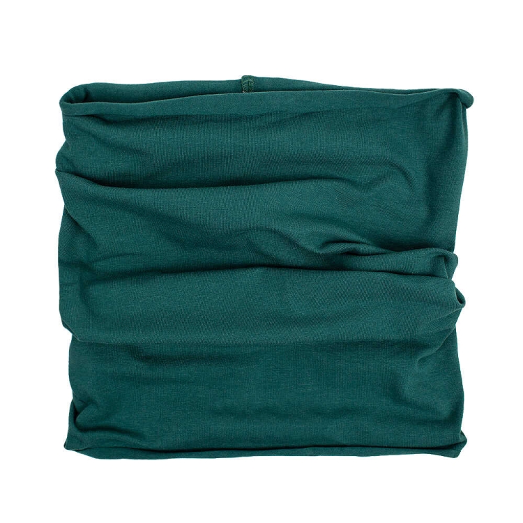 komin dziecięcy w kolorze butelkowej zieleni